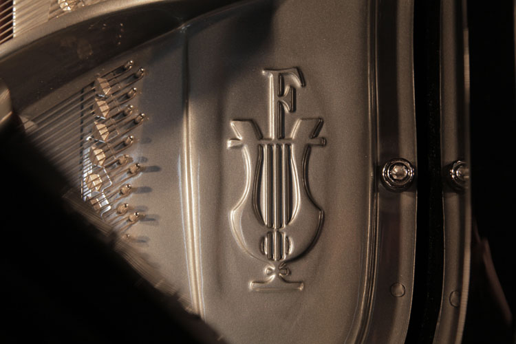 Feurich manufacturer's stamp on frame