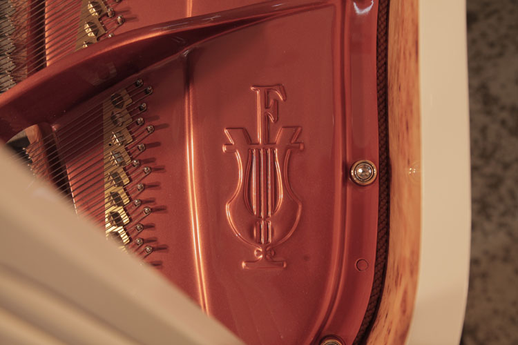 Feurich manufacturer's stamp on frame