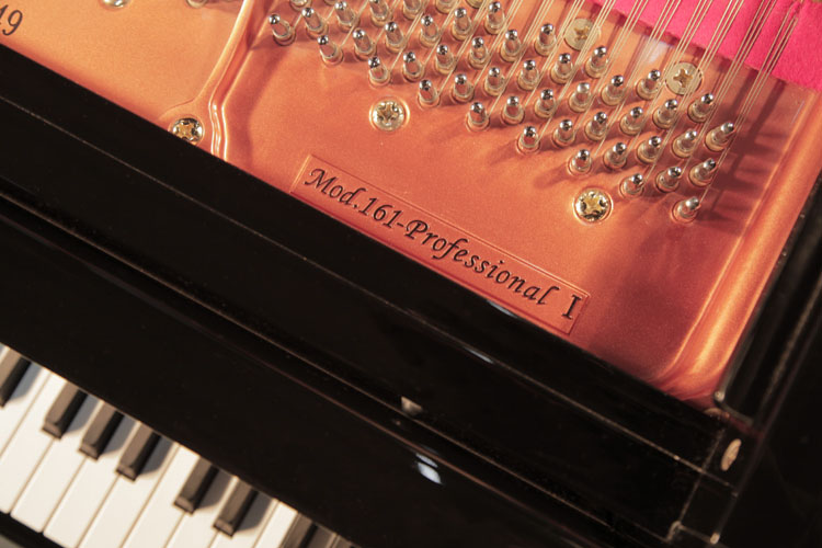 Feurich manufacturers name on soundboard