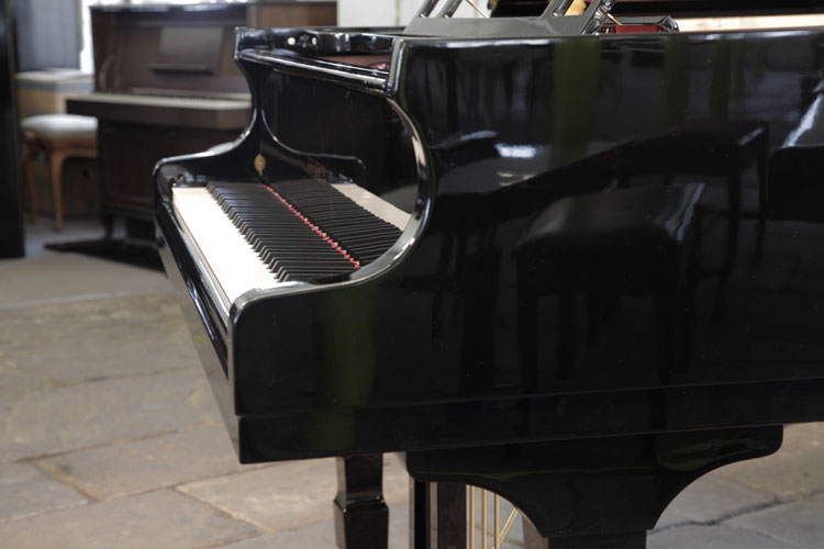Feurich model 178 rounded piano cheek