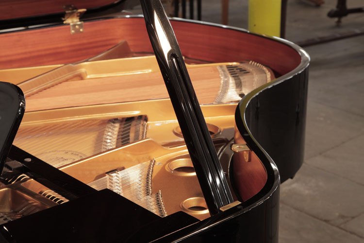 Hoffmann  piano lid stay with indented half prop to allow the lid to be opened at different heights