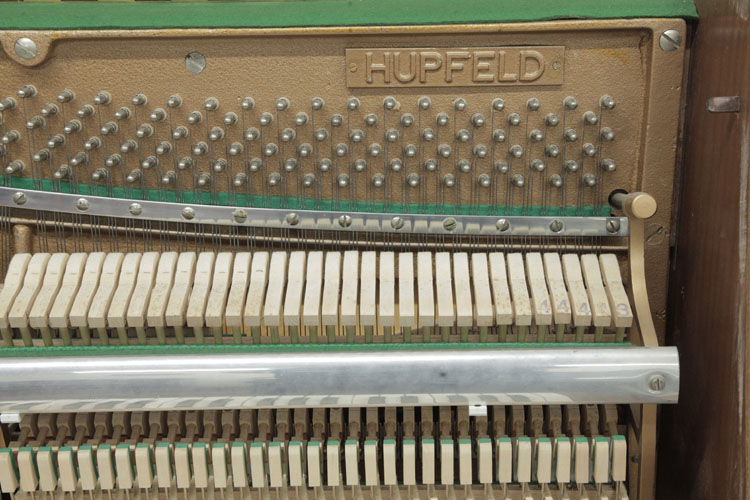 Hupfeld manufacturer's stamp on frame