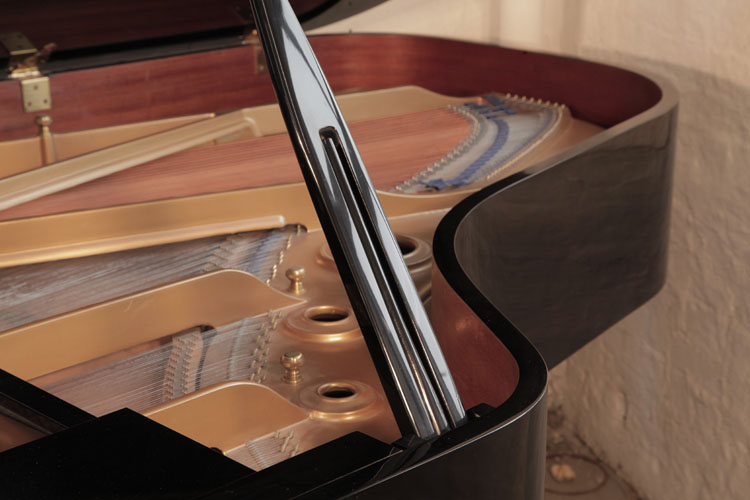 Kawai piano lid stay with indented half prop to allow piano lid to be open at different heights