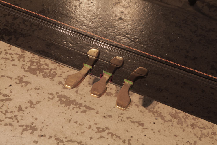 Pinkham  brass piano pedals 