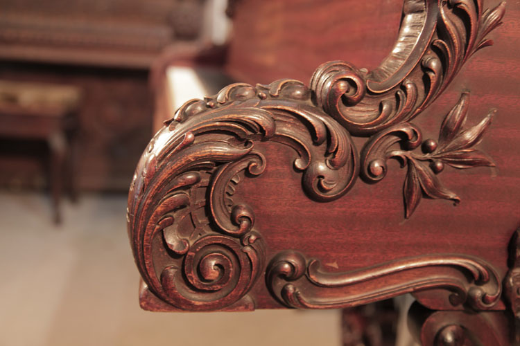 Schiedmayer ornate high relief carvings