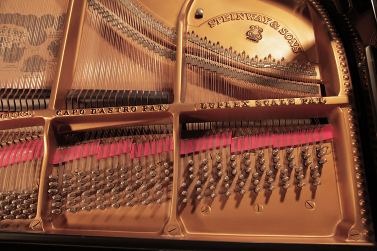 Steinway Model A manufacturer's name on frame