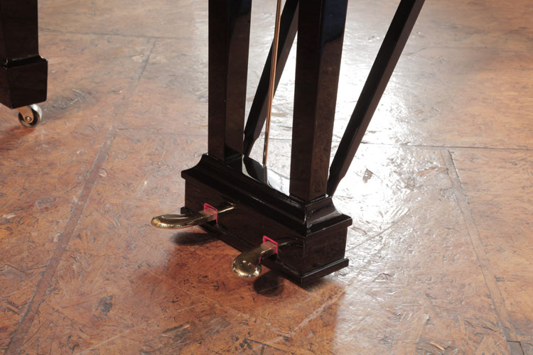 Steinway two-pedal piano lyre with square spindles