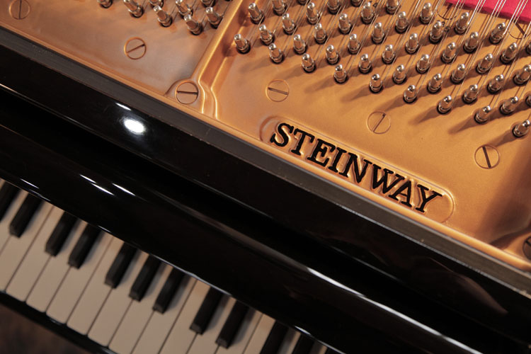 Steinway manufacturer's name on frame 