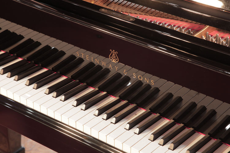 Steinway manufacturer's name on fall