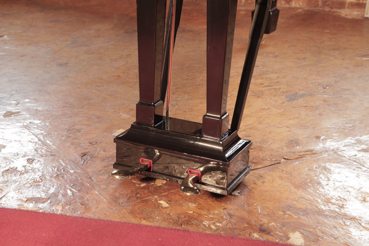 Steinway two-pedal piano lyre  with square spindles  