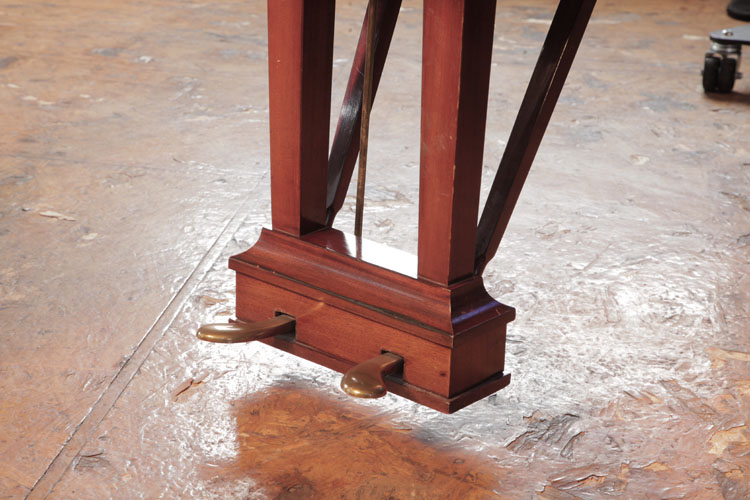 Steinway two-pedal piano lyre  with square spindles  