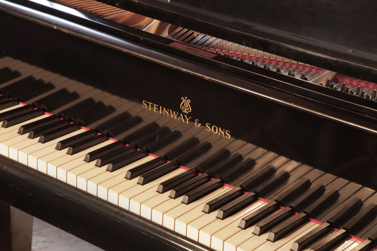 Steinway manufacturer's name on fall
