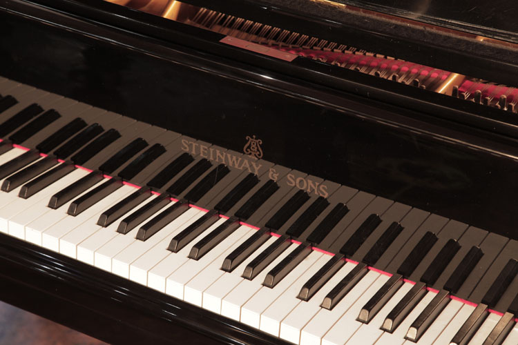 Steinway manufacturer's name on fall