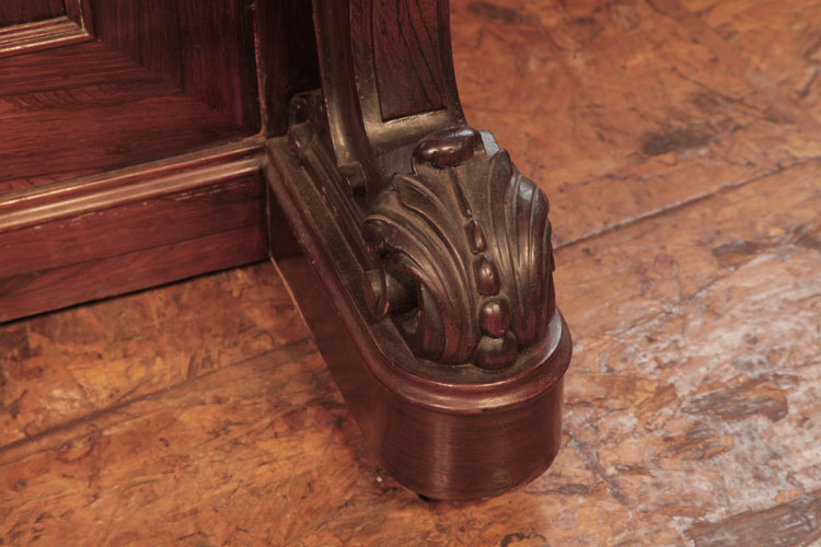 Carvings on piano leg