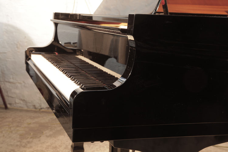 Yamaha C3 piano cheek detail