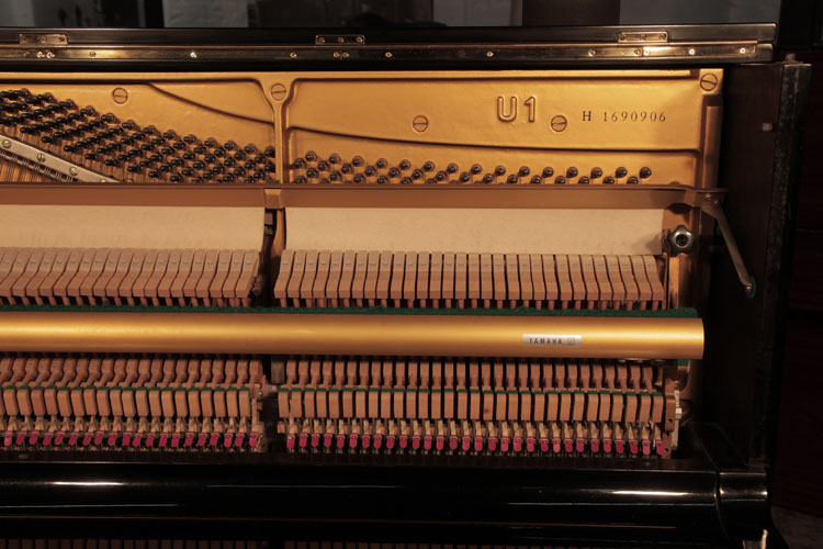 Yamaha model name and serial number on frame
