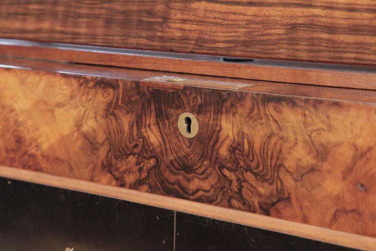 Schiedmayer carved scroll foot detail 