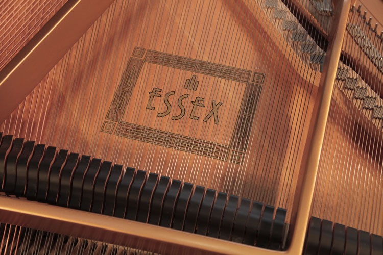 Essex manufacturer's decal on soundboard