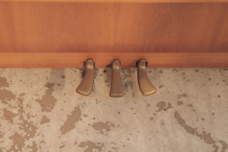 Kemble brass piano pedals