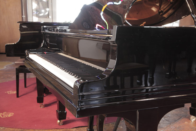 Steinway Model O rounded piano cheek 
