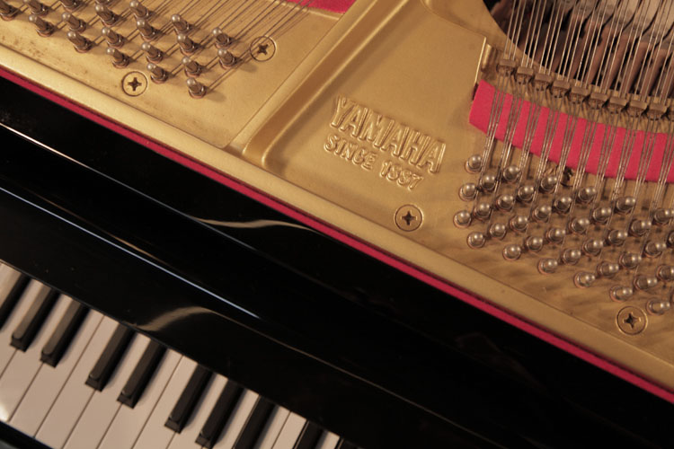 Yamaha manufacturer's stamp on frame