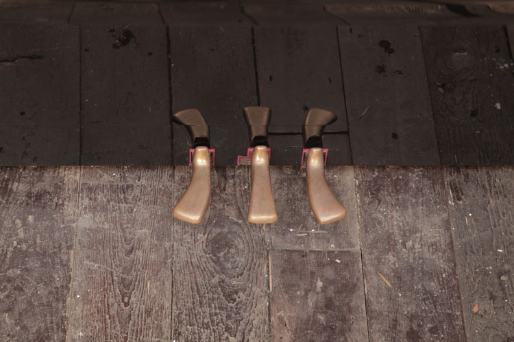 Yamaha brass piano pedals 