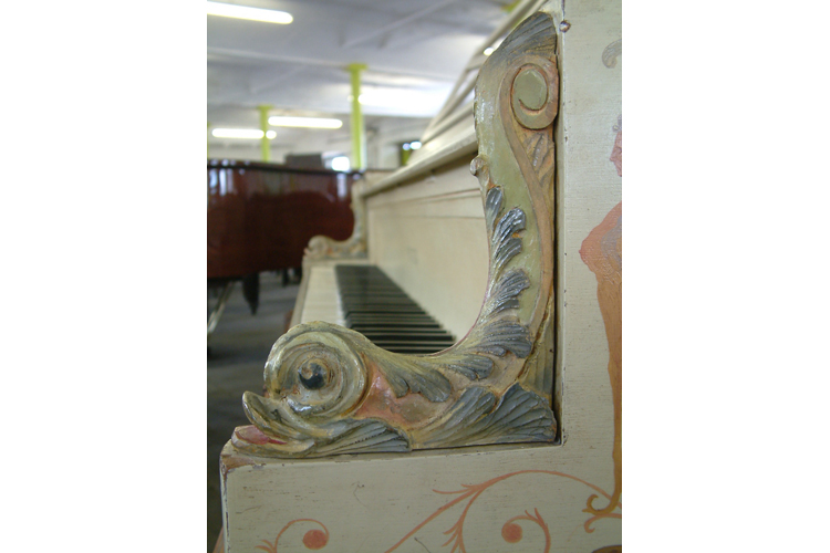 Pleyel carved fish detail