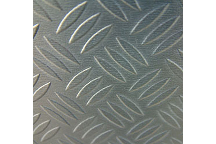 Besbrode embossed aluminium detail